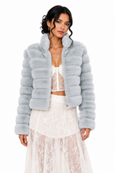 Jaqueta Feminina Plush Glaciar | Estilo Inverno