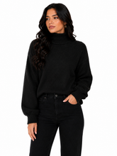 Suéter Feminino Gola Alta Midnight Elegance | Seleção Inverno