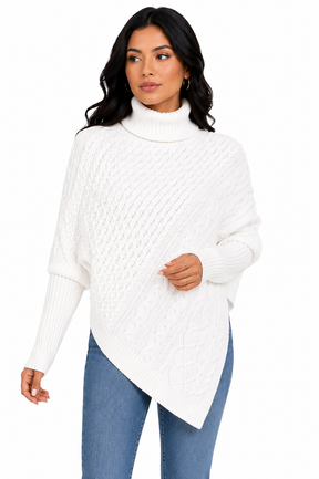 Casaco Feminino Tricô Neve de Luxo | Coleção Inverno