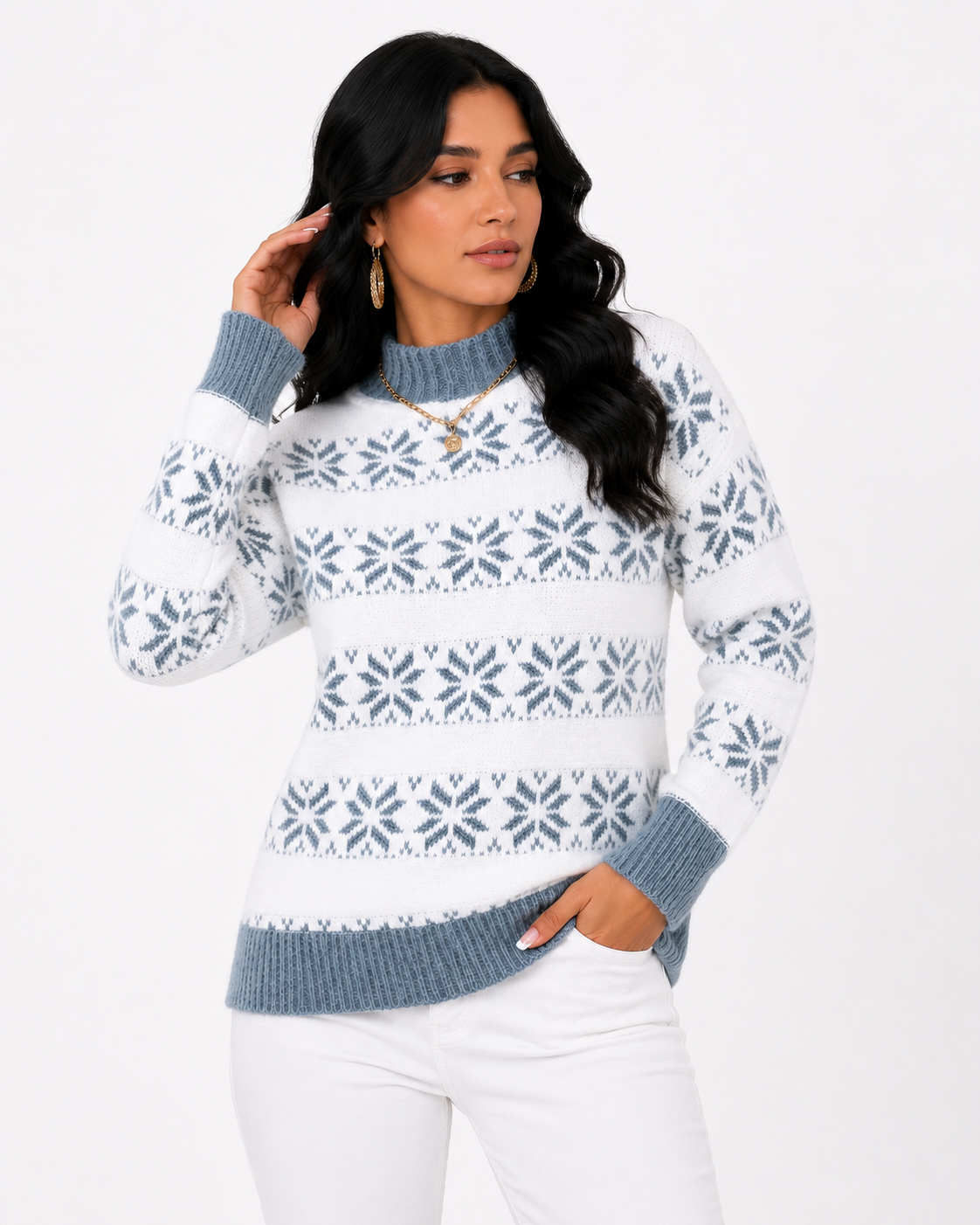 Suéter Feminino Geometric Soft | Linha Inverno