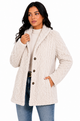 Casaco Feminino Teddy Soft Elegance | Seleção Inverno