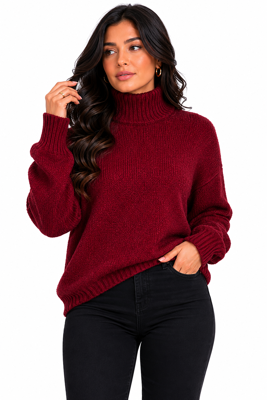 Suéter Feminino Gola Alta Ruby Touch | Linha Inverno