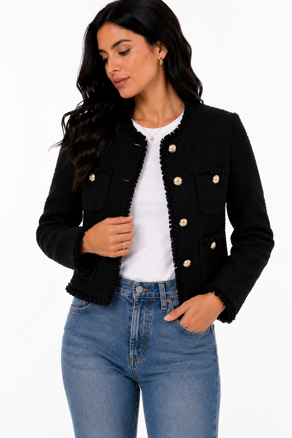 Jaqueta Feminina Noir Elegance | Edição Inverno