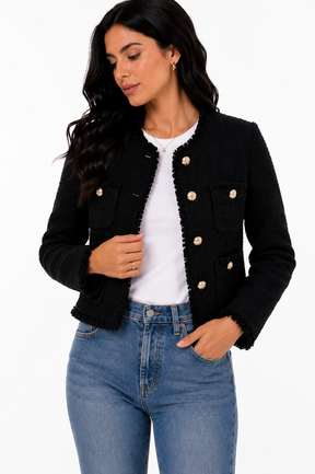 Jaqueta Feminina Noir Elegance | Edição Inverno