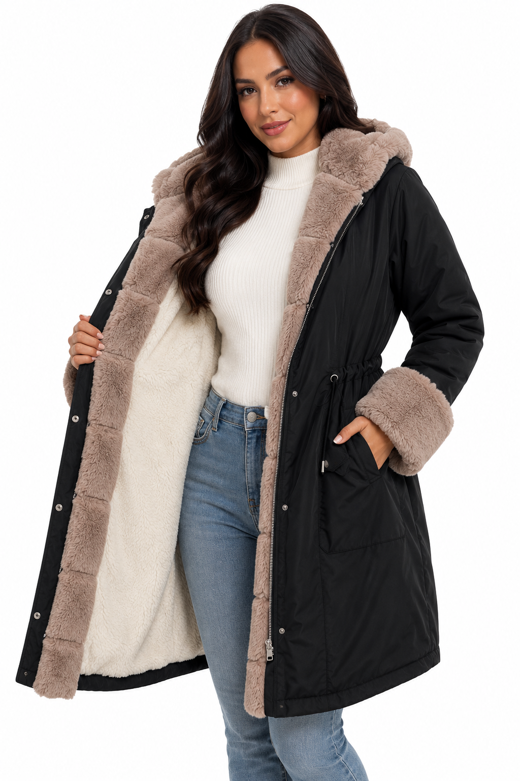 Casaco Feminino Midi Essential Comfort | Linha Inverno