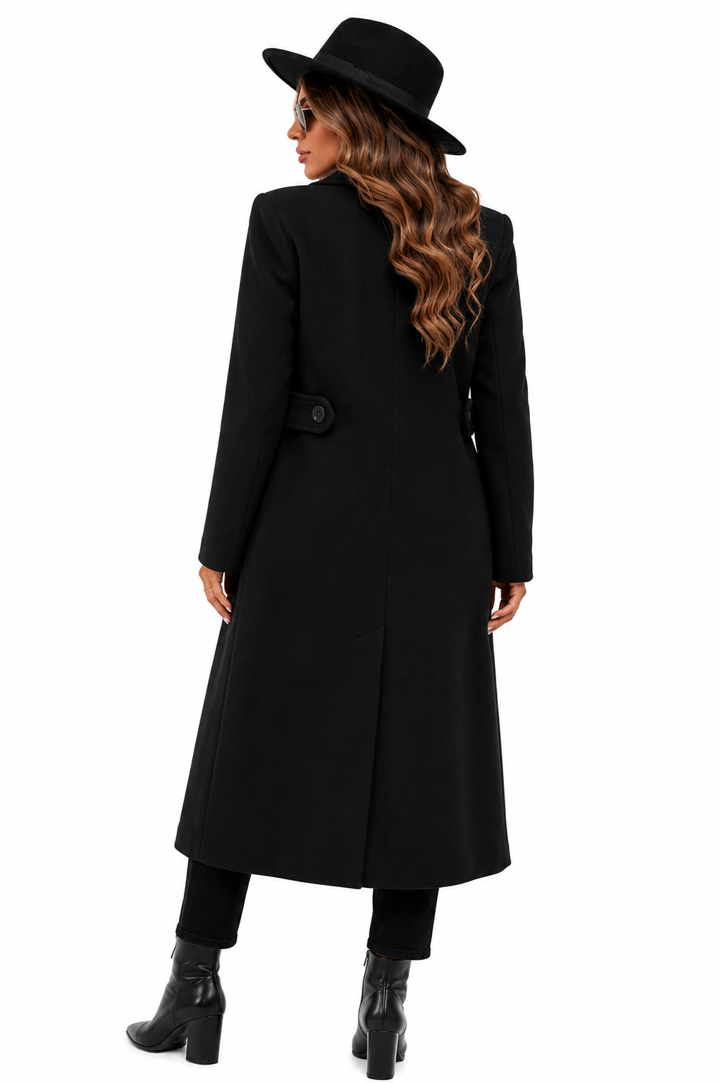 Sobretudo Feminino Preto Alongado | Edição Inverno