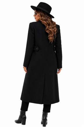 Sobretudo Feminino Preto Alongado | Edição Inverno