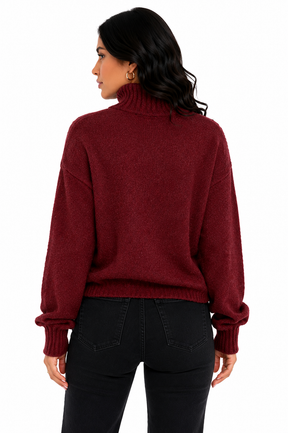 Suéter Feminino Gola Alta Ruby Touch | Linha Inverno