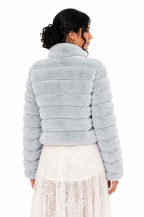 Jaqueta Feminina Plush Glaciar | Estilo Inverno