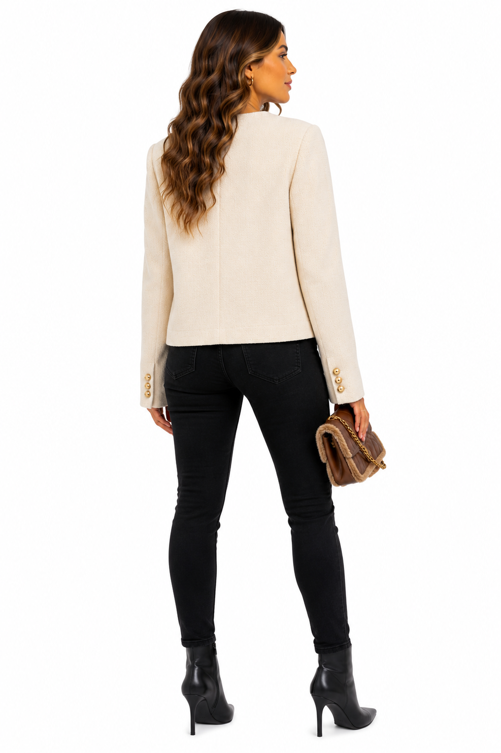 Casaco Feminino Elegance Off White