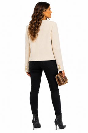 Casaco Feminino Elegance Off White