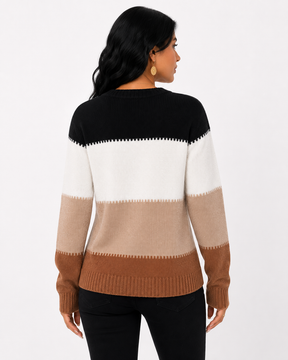 Suéter Feminino Floral Soft Tricô | Edição Inverno