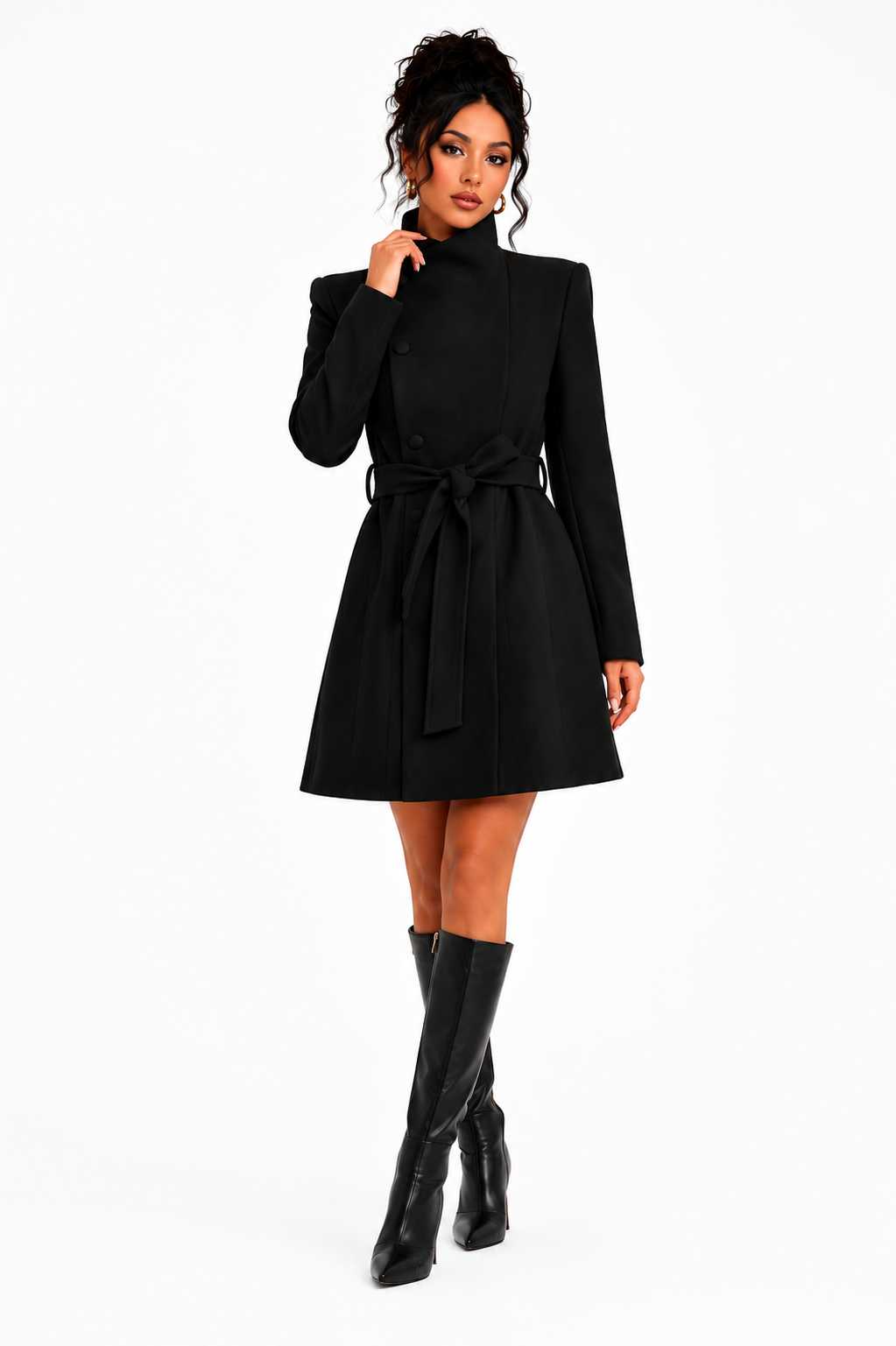 Sobretudo Feminino Noir Prestige | Coleção Inverno