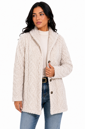 Casaco Feminino Teddy Soft Elegance | Seleção Inverno