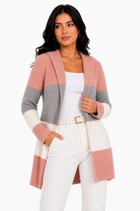 Cardigan Feminino Tricô Doce Harmonia | Estilo Inverno