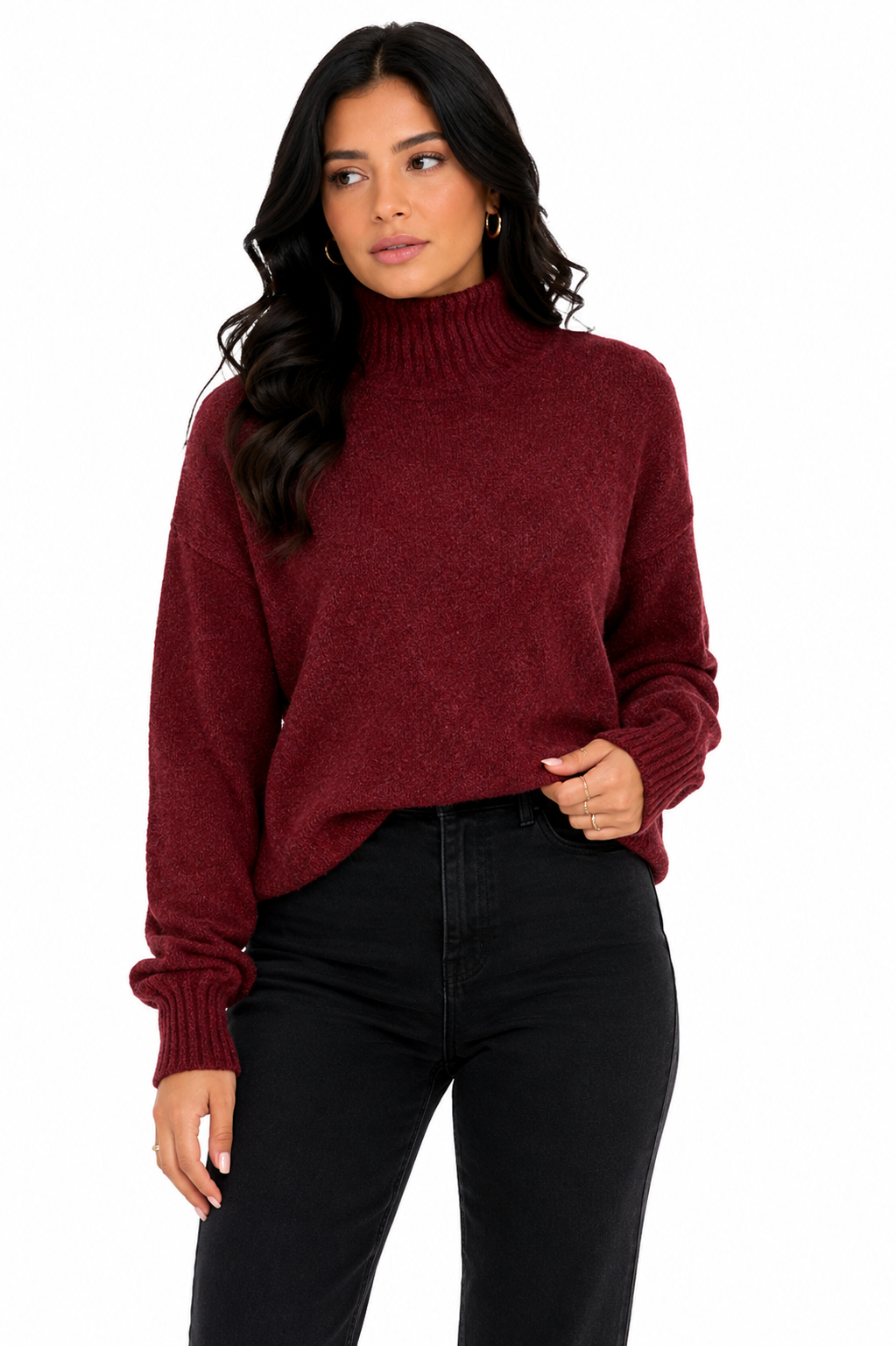 Suéter Feminino Gola Alta Ruby Touch | Linha Inverno