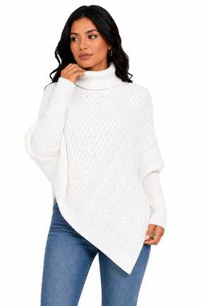 Casaco Feminino Tricô Neve de Luxo | Coleção Inverno