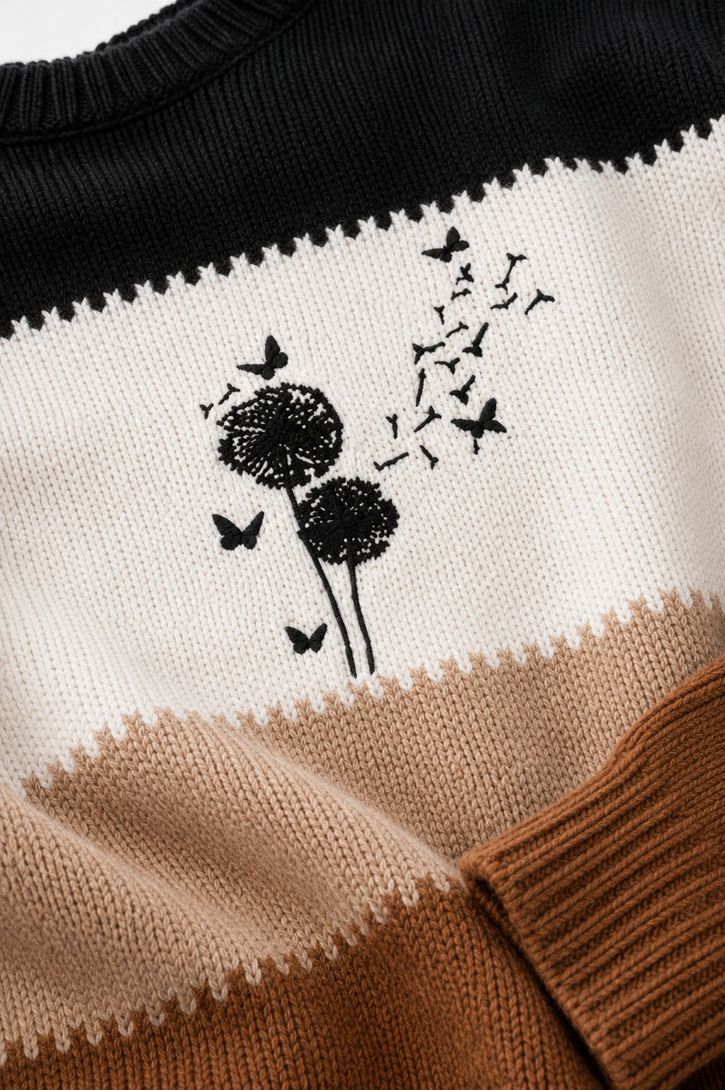 Suéter Feminino Floral Soft Tricô | Edição Inverno