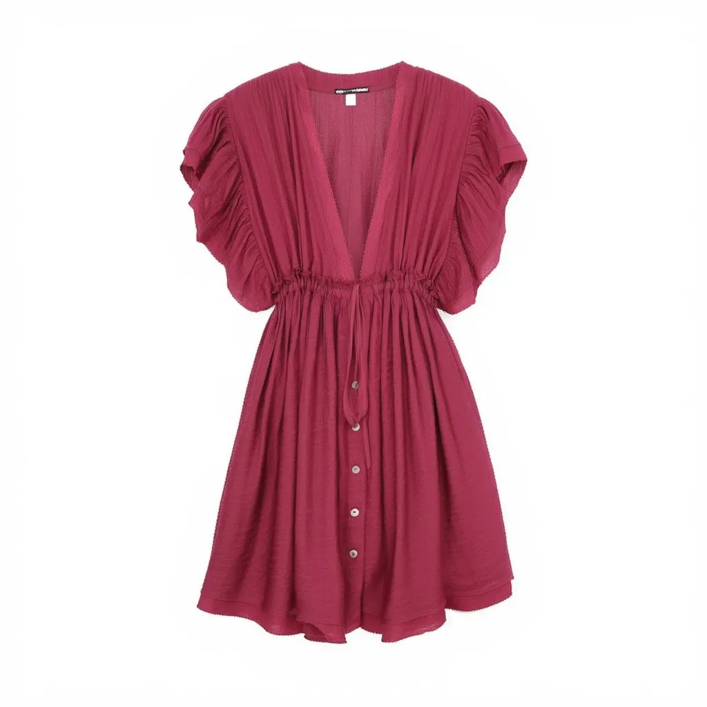 Vestido Praiano Romana Curto Decote V