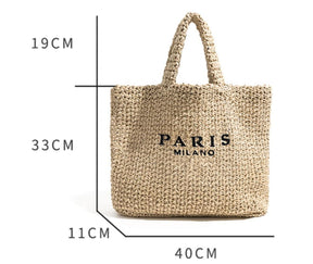 Bolsa de Praia em Palha Trancoso
