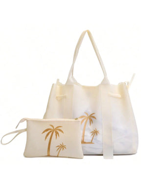 Kit Bolsa de Praia Cannes + Nécessaire Exclusiva