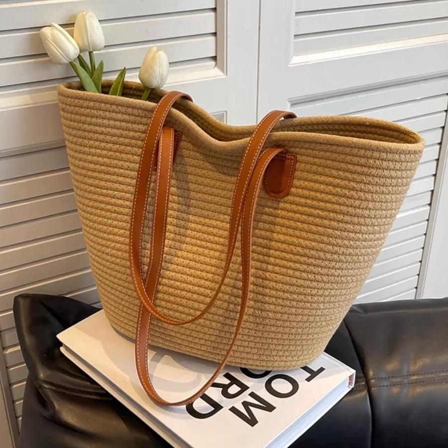 Bolsa de palha em Trama Artesanal