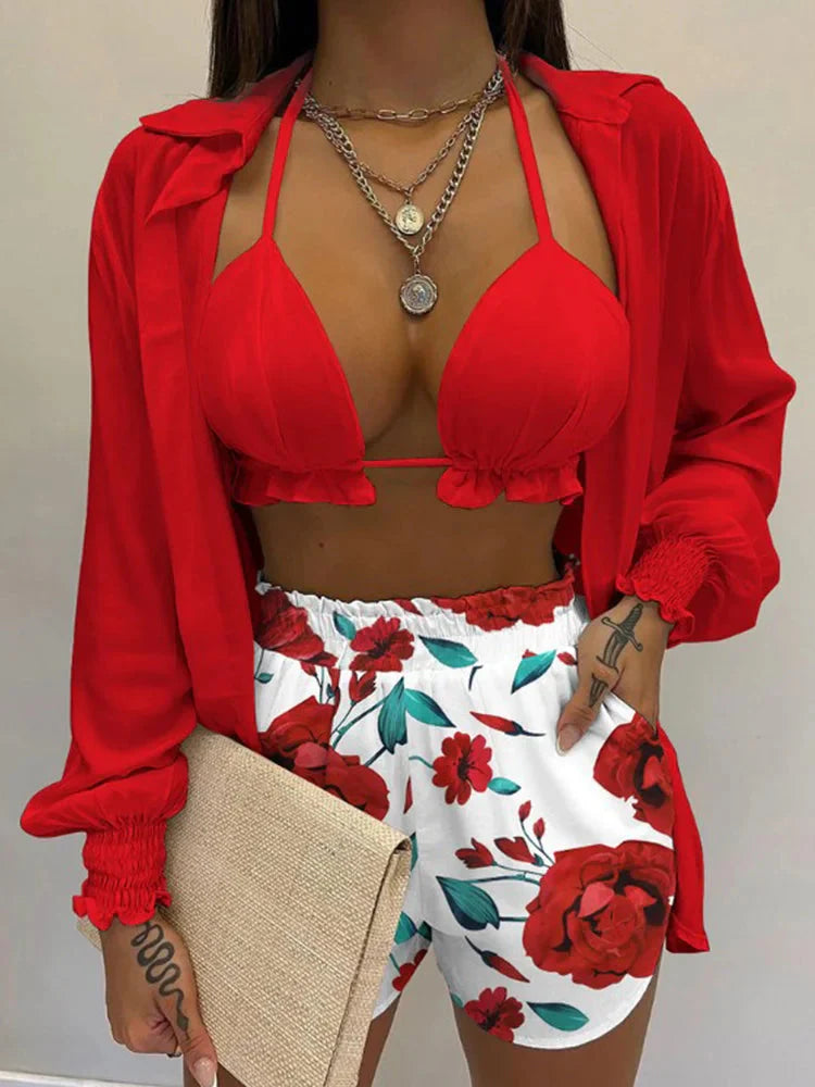 Conjunto Street Style Flora - 3 Peças