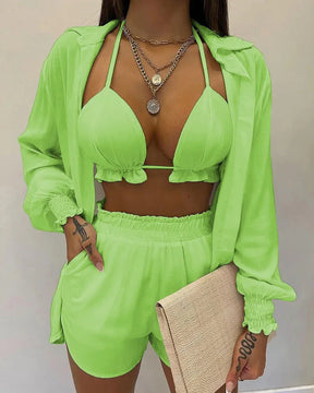 Conjunto Street Style Flora - 3 Peças