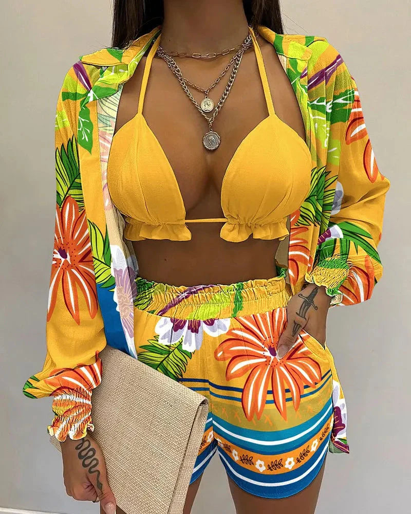 Conjunto Street Style Flora - 3 Peças