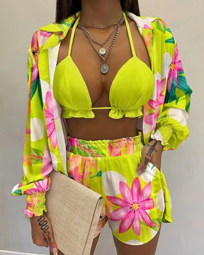 Conjunto Street Style Flora - 3 Peças