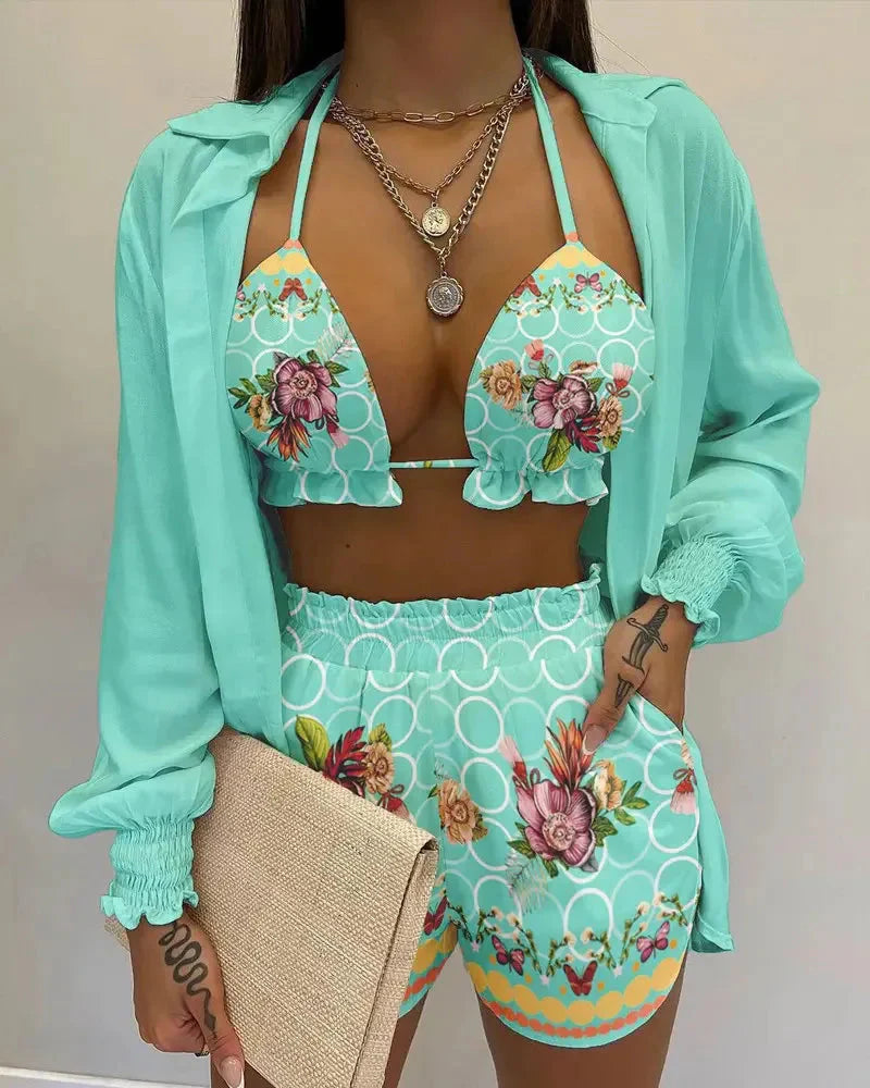 Conjunto Street Style Flora - 3 Peças