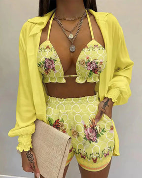 Conjunto Street Style Flora - 3 Peças