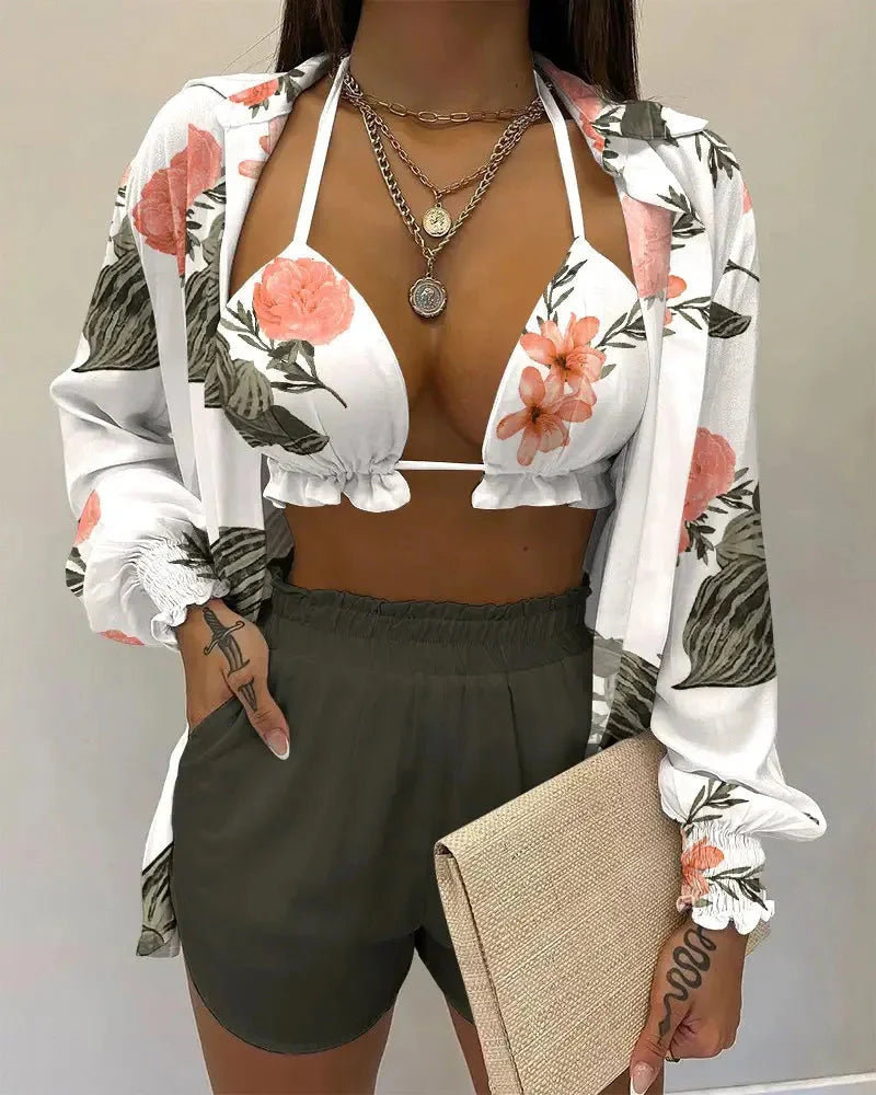 Conjunto Street Style Flora - 3 Peças