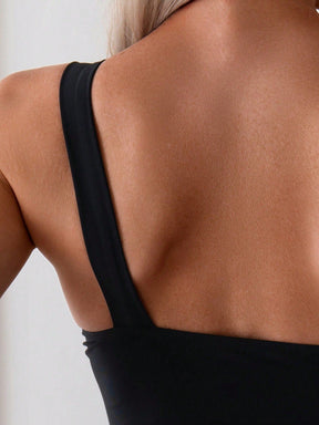 Maiô One-Shoulder Capri