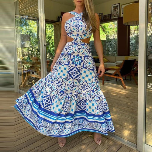 Vestido de Praia Paty Curto com Babados e Alças Finas
